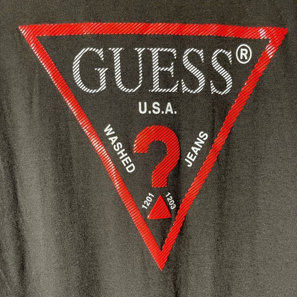 Guess Triangle Logo T-shirt Dress
Style # W73I42R1KP1 - Picture 5 of 8